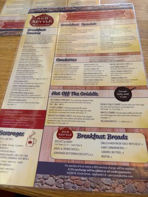 Menu photo 1 Red Kettle Idyllwild, CA
