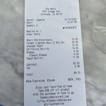 The Henry - Coffee & Tea Near Me - Coronado, California