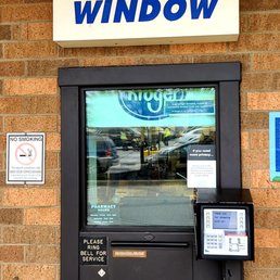 Walk up pharmacy window