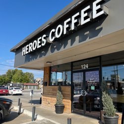 Heroes Coffee - Shop front