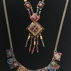 Trade Winds - Jewelry from Paris.  Swarovski crystal accents, cloisonné.