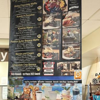 Waffle and Berry - Waffle Menu: - Waffles Near Me - Honolulu, Hawaii