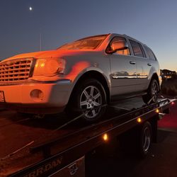 24-7 Rescue Towing - We safely loaded the Chrysler Aspen onto our flatbed and transported it from the freeway to the customers destination in Antioch, California