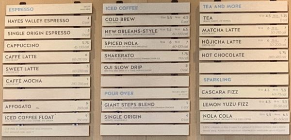 Menu photo 3 Blue Bottle Coffee - Georgetown Washington, DC, DC