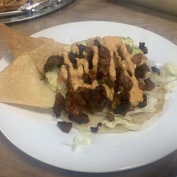 Vegan meat taco Vegan meat taco