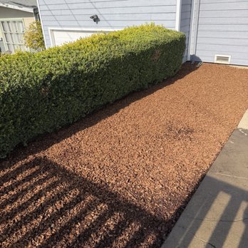 Ernesto's Landscaping - New mulch area - Landscaping Near Me