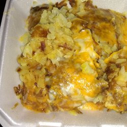 Phillip's Cafe & Catering - Cheesy onion hash browns