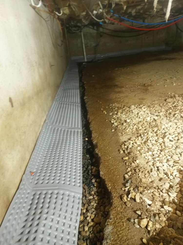 Slide of Interior Basement System