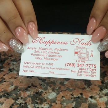 Happiness Nails & Spa - LOVE my nails !! Tim does an amazing job as always - Nail Salons Near Me - Indio, California