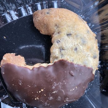 Half Moon Bay Bakery - Dipped half moon cookie - Bakeries Near Me - Half Moon Bay, California Half Moon Bay Bakery - Dipped half moon cookie - Bakeries Near Me - Half Moon Bay, California