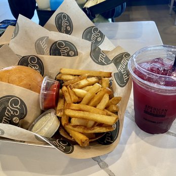 The Stand - American Classics Redefined - ABC burger, stand fries, blueberry lemonade - New American Near Me - Tustin, California The Stand - American Classics Redefined - ABC burger, stand fries, blueberry lemonade - New American Near Me - Tustin, California