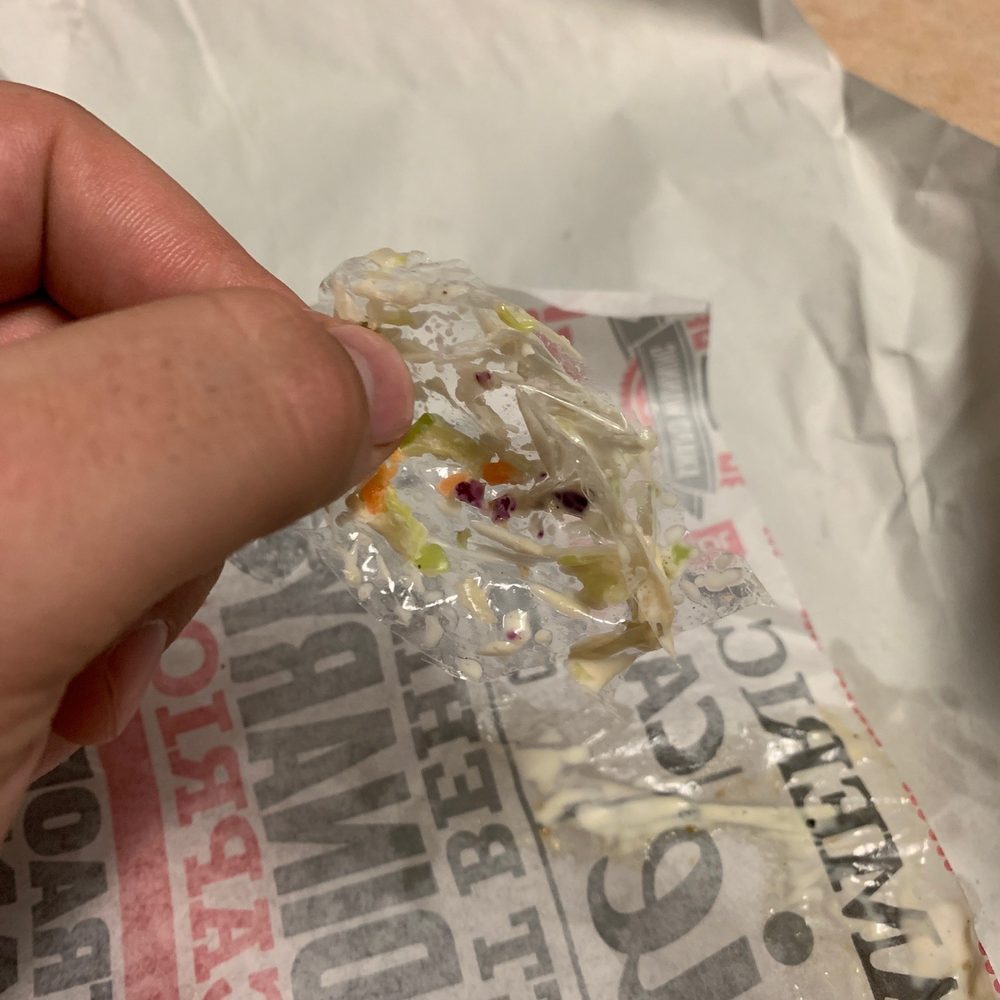 Capriotti's Sandwich Shop - Nice chunk of plastic in my Capastrami - Sandwiches Near Me - Reno, Nevada Capriotti's Sandwich Shop - Nice chunk of plastic in my Capastrami - Sandwiches Near Me - Reno, Nevada