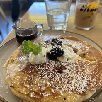 Madi - Blackberry Goat Cheese Pancakes - Breakfast & Brunch Near Me - San Diego, California Madi - Blackberry Goat Cheese Pancakes - Breakfast & Brunch Near Me - San Diego, California