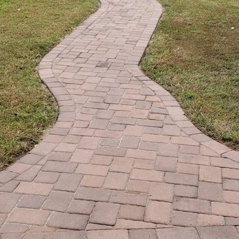 ORB Construction - Paver walkway with soldier course - Landscaping Near Me