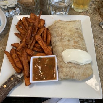 Walter's Restaurant - Lamb burrito with sweet potato fries - Breakfast & Brunch Near Me - Claremont, California Walter's Restaurant - Lamb burrito with sweet potato fries - Breakfast & Brunch Near Me - Claremont, California