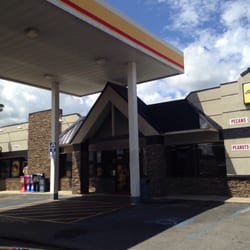 Gas station front