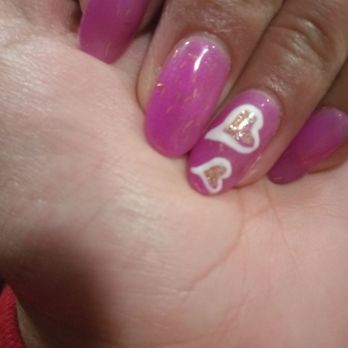Monica Nails & Spa - Looks cheesey he said bc I asked for a gold painted heart - Nail Salons Near Me - Antioch, California Monica Nails & Spa - Looks cheesey he said bc I asked for a gold painted heart - Nail Salons Near Me - Antioch, California