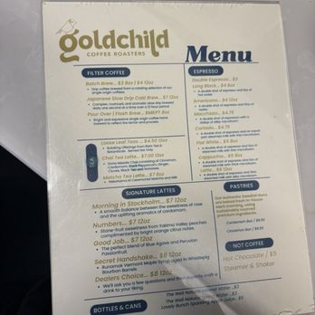 Goldchild Coffee Roasters - Menu - Coffee Roasteries Near Me - San Diego, California Goldchild Coffee Roasters - Menu - Coffee Roasteries Near Me - San Diego, California