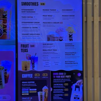 Krak Boba - Glendora - Smoothies and fruit tea menu - Juice Bars & Smoothies Near Me - Glendora, California Krak Boba - Glendora - Smoothies and fruit tea menu - Juice Bars & Smoothies Near Me - Glendora, California