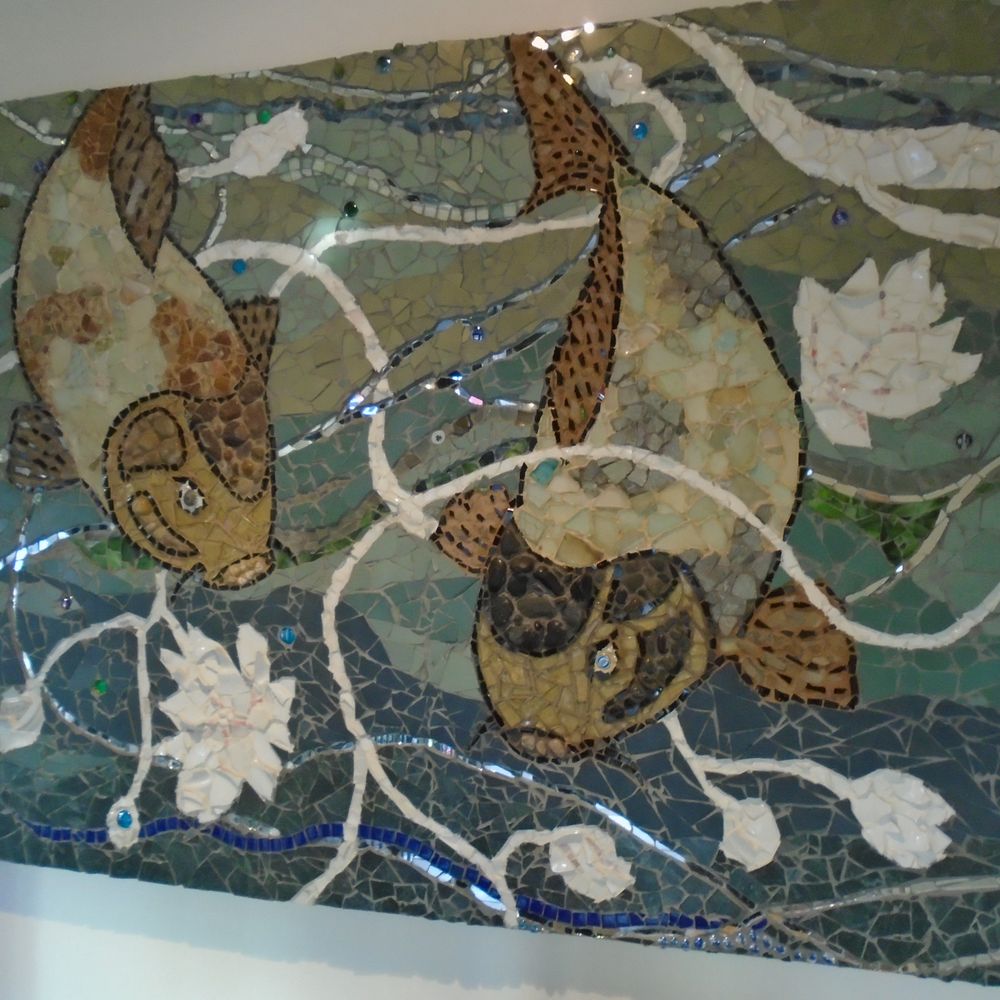 Saji-Ya - Amazing mosaic art in the entryway. - Japanese Near Me - Saint Paul, Minnesota Saji-Ya - Amazing mosaic art in the entryway. - Japanese Near Me - Saint Paul, Minnesota