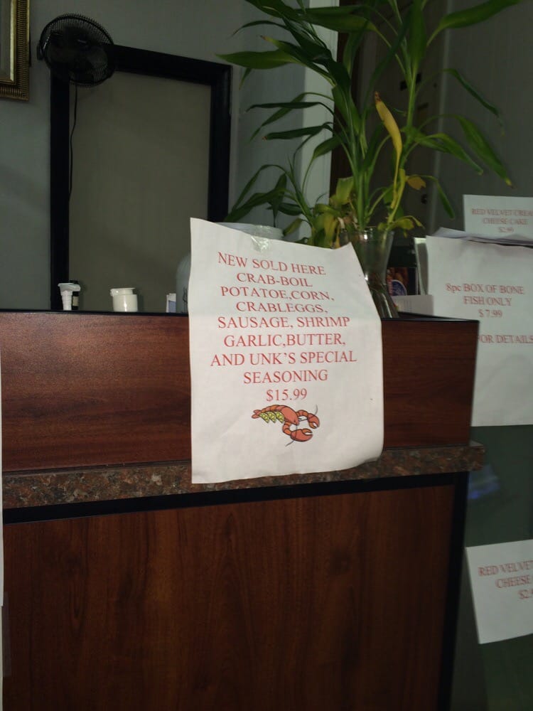 UNK’S FISH Updated August 2024 2601 Deans Bridge Rd, Augusta