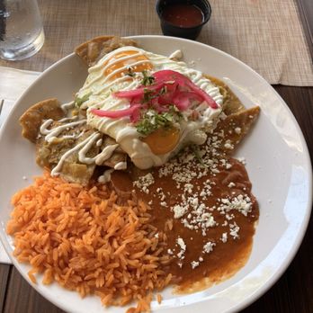 Fire Up Grill - Green Chilaquiles - Bars Near Me - Riverside, California
