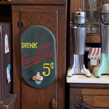 Oklahoma Frontier Drug Store Museum - What?  Only 5 cents. The original cokes had....well lets just say it got you addicted to drinking it. - Museums Near Me - Guthrie, Oklahoma