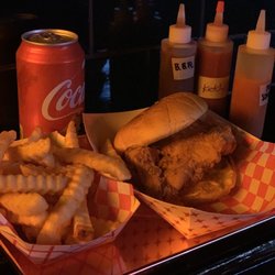 The Dirty Burgers - Fried Chicken Sandwich and Fries