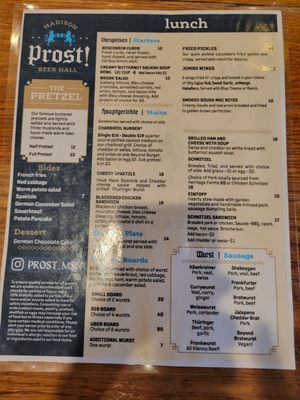 Menu photo 2 Prost Madison, WI Menu photo 2 Prost Madison, WI
