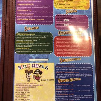 Encanto - Menu - Mexican Near Me - Urbana, Illinois