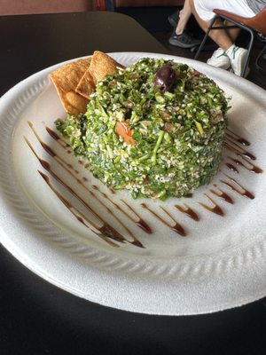 Hummus and Pita by null