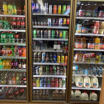 One Stop Supermarket - a display of sodas and soft drinks - Grocery Near Me - Palo Alto, California One Stop Supermarket - a display of sodas and soft drinks - Grocery Near Me - Palo Alto, California