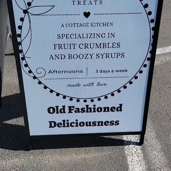 Tina's Splendid Treats - My sign, set up at my current location. At the Backroads Pub and Grub.
In Boring, Oregon on Orient drive. - Desserts Near Me Tina's Splendid Treats - My sign, set up at my current location. At the Backroads Pub and Grub.
In Boring, Oregon on Orient drive. - Desserts Near Me