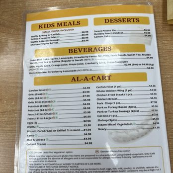 Gritz Cafe - Menu - Soul Food Near Me - Las Vegas, Nevada