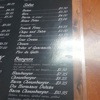 Dos Hermanos - Menu - Mexican Near Me - San Miguel, California Dos Hermanos - Menu - Mexican Near Me - San Miguel, California