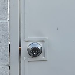 Installed a double dead bolt lock for security door in our back yard.