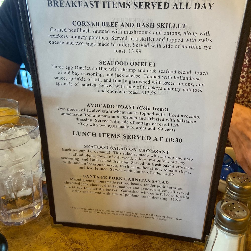 Crackers & Co Cafe - Specials Menu - American Near Me - Tempe, Arizona Crackers & Co Cafe - Specials Menu - American Near Me - Tempe, Arizona