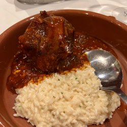 Emilio's Restaurant - Pork ossobuco with risotto