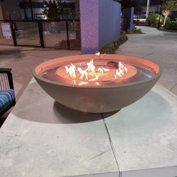 Fire pit in the courtyard Fire pit in the courtyard