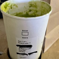 Starbucks - I haven't even taken a sip of it yet :/