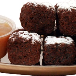 Jr's Red Bank - Jr's brownie bites with caramel sauce