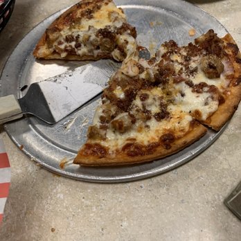 Coulee Golf Bowl - Half of a 9" All meat pizza. $10.49. Good leftovers for lunch. - Bowling Near Me - Onalaska, Wisconsin