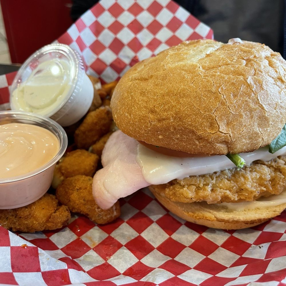 Chicken Cordon Blue Sandwich