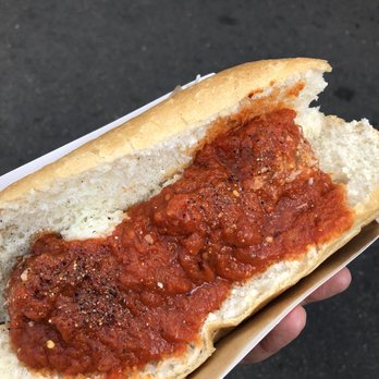 Mangia Mangia Mobile - $9 for a good not great meatball sub. Needs another meatball and way more sauce. - Italian Near Me