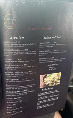 Menu photo 4 Perla Italian Restaurant Glen Allen, VA Menu photo 4 Perla Italian Restaurant Glen Allen, VA