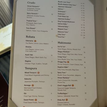 Himari - Menu - Sushi Bars Near Me - Houston, Texas Himari - Menu - Sushi Bars Near Me - Houston, Texas