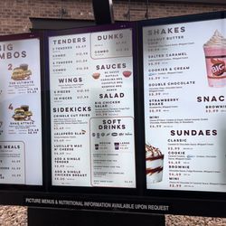 Big Chicken - Drive thru menu