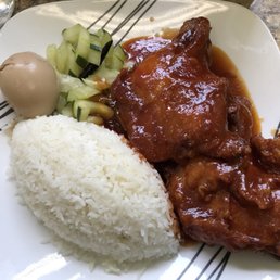 Braised Chicken Over Rice