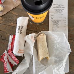 McDonald's - I ordered 2 Sausage Burritos with Mild Salsa Picante and