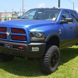Graphic Details - This Man of Steel was a project truck we recently did for Boniface-Hiers Ram Dodge. This is a 100% color changing wrap.